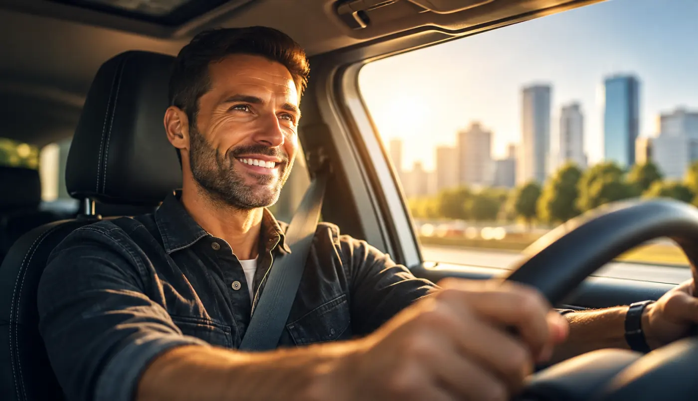 Koogle driver partner behind the wheel