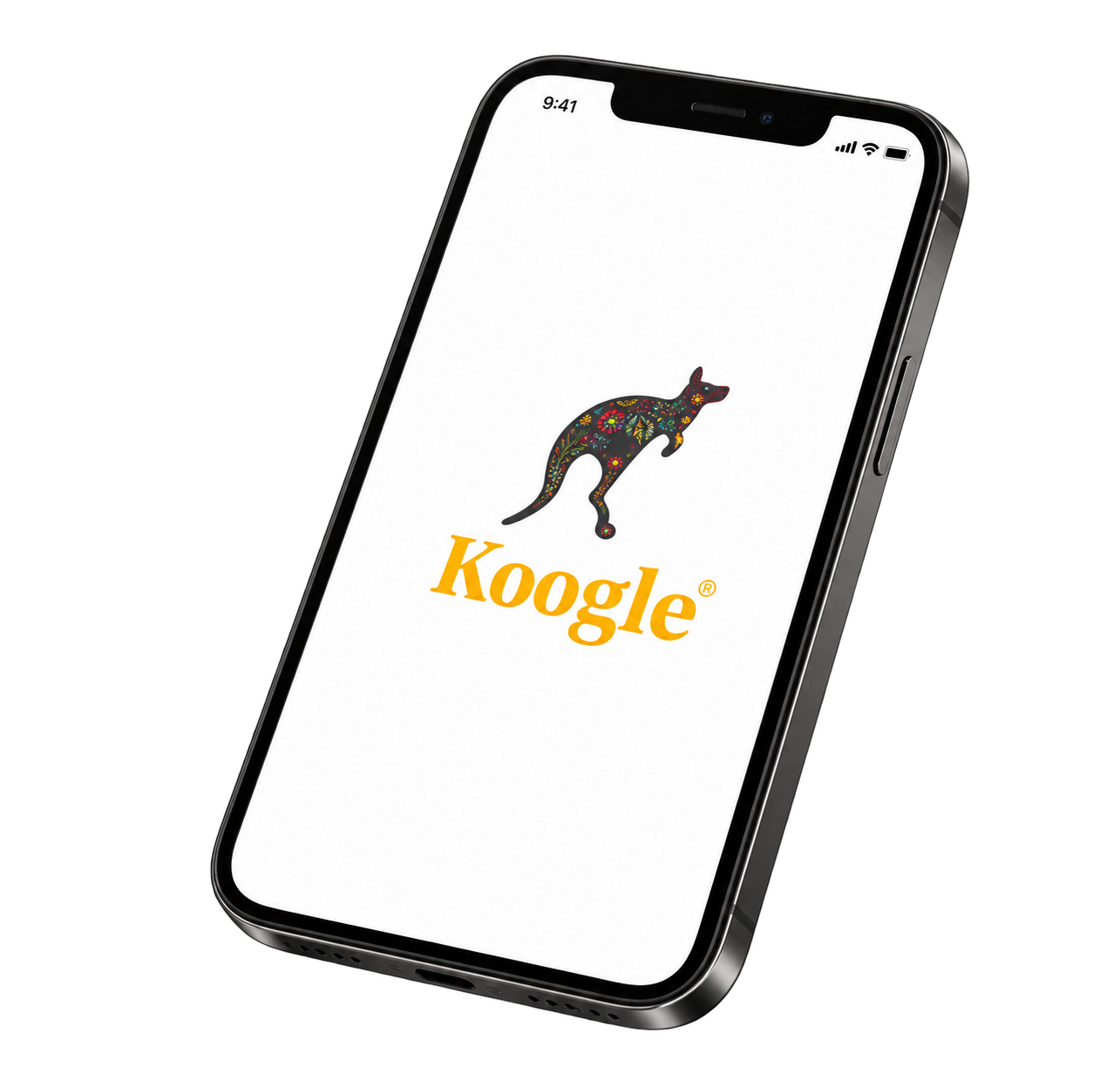 Koogle app on a phone